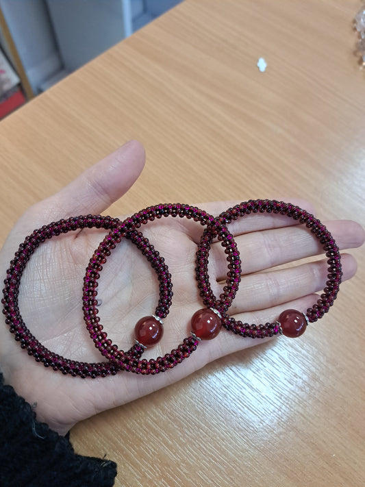 Garnet bracelet