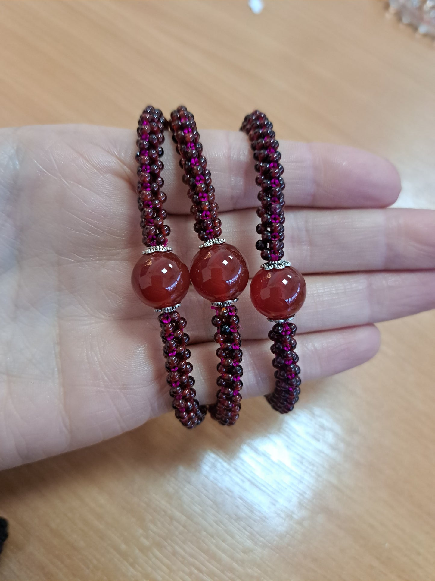 Garnet bracelet