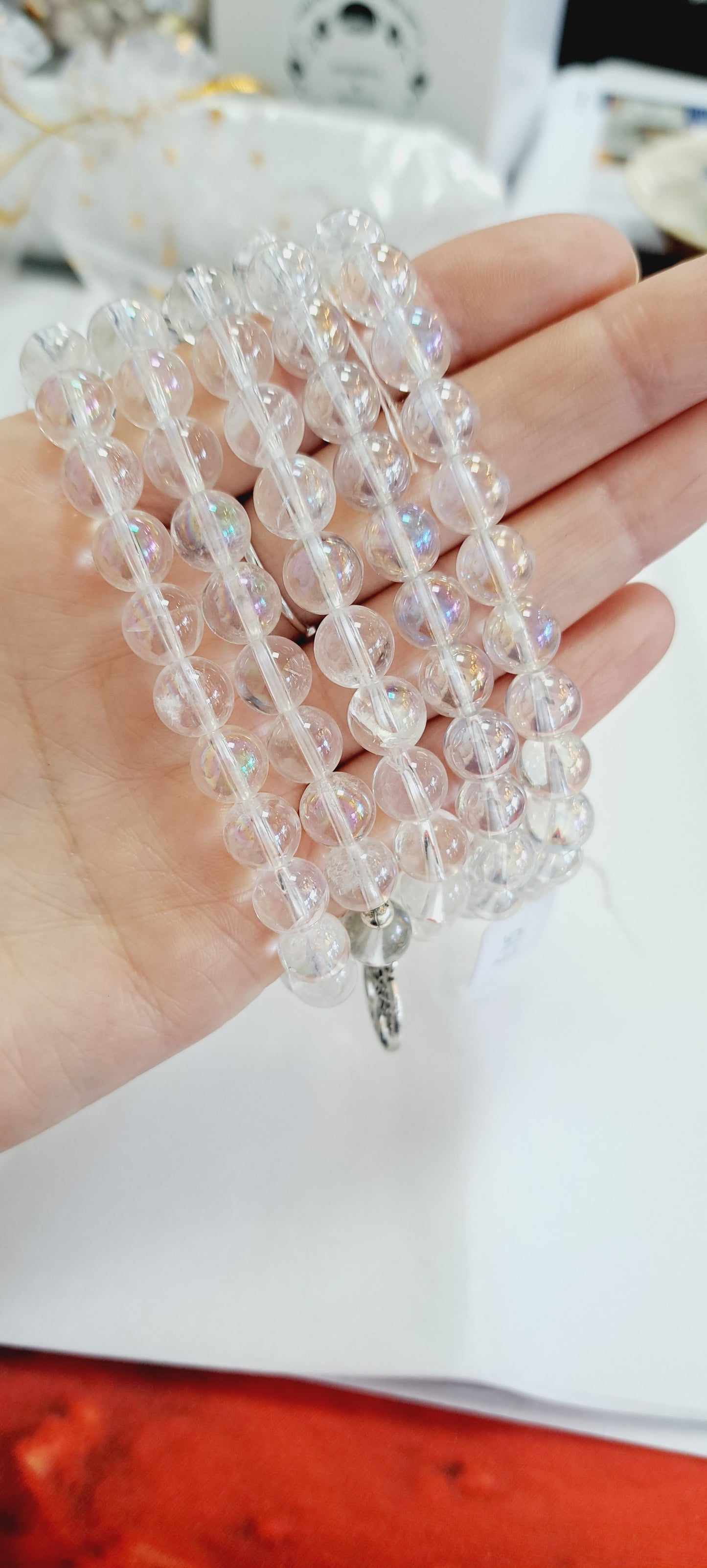 Angel aura quartz bracelet