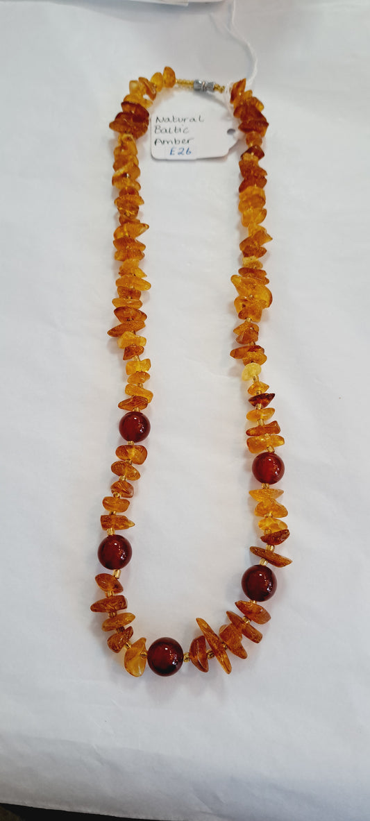 Baltic amber necklace
