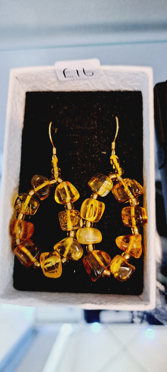 Baltic amber earrings