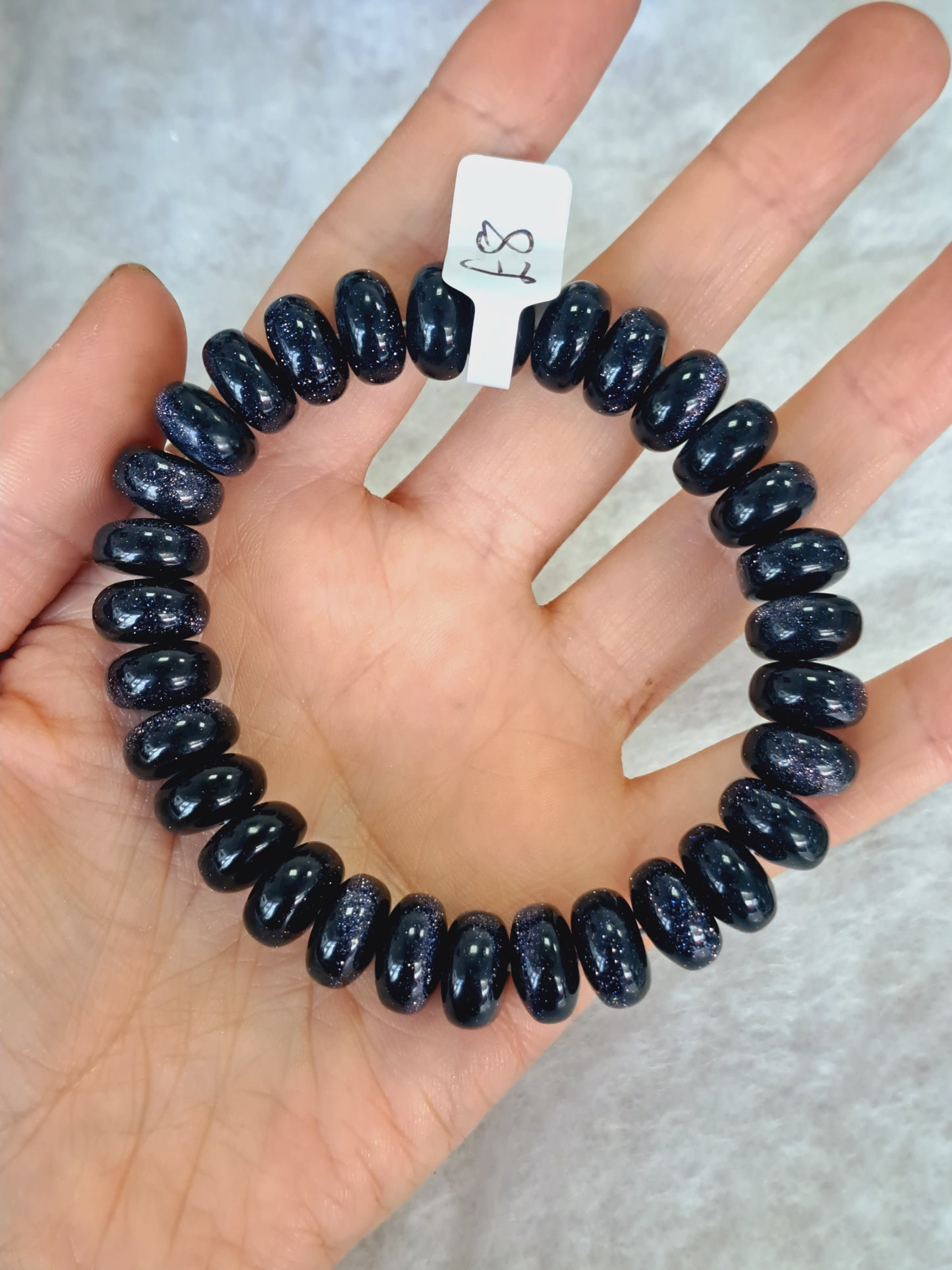 Blue goldstone bracelet
