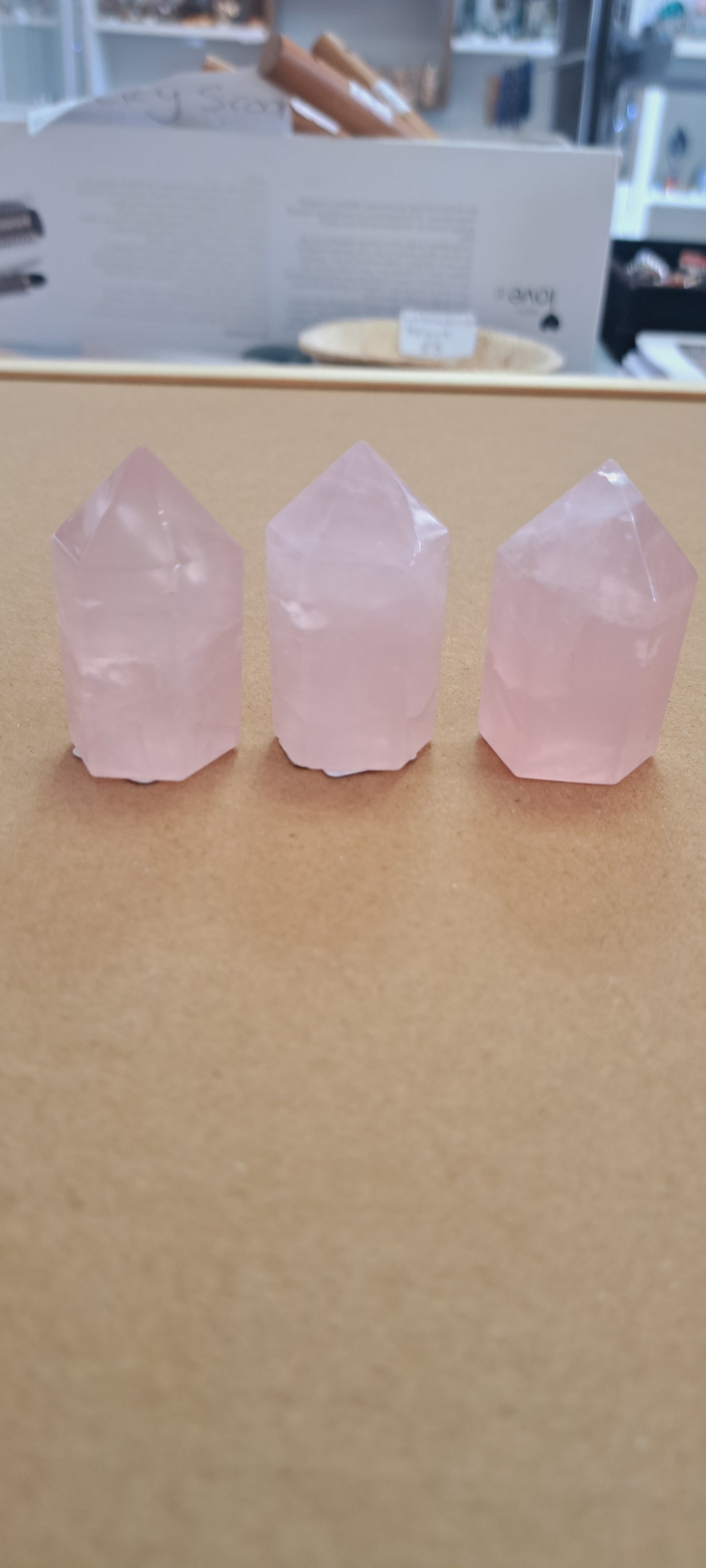 High quality Small rose quartz point