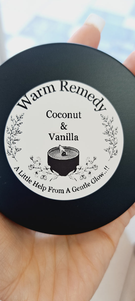 Coconut & Vanilla soy candle