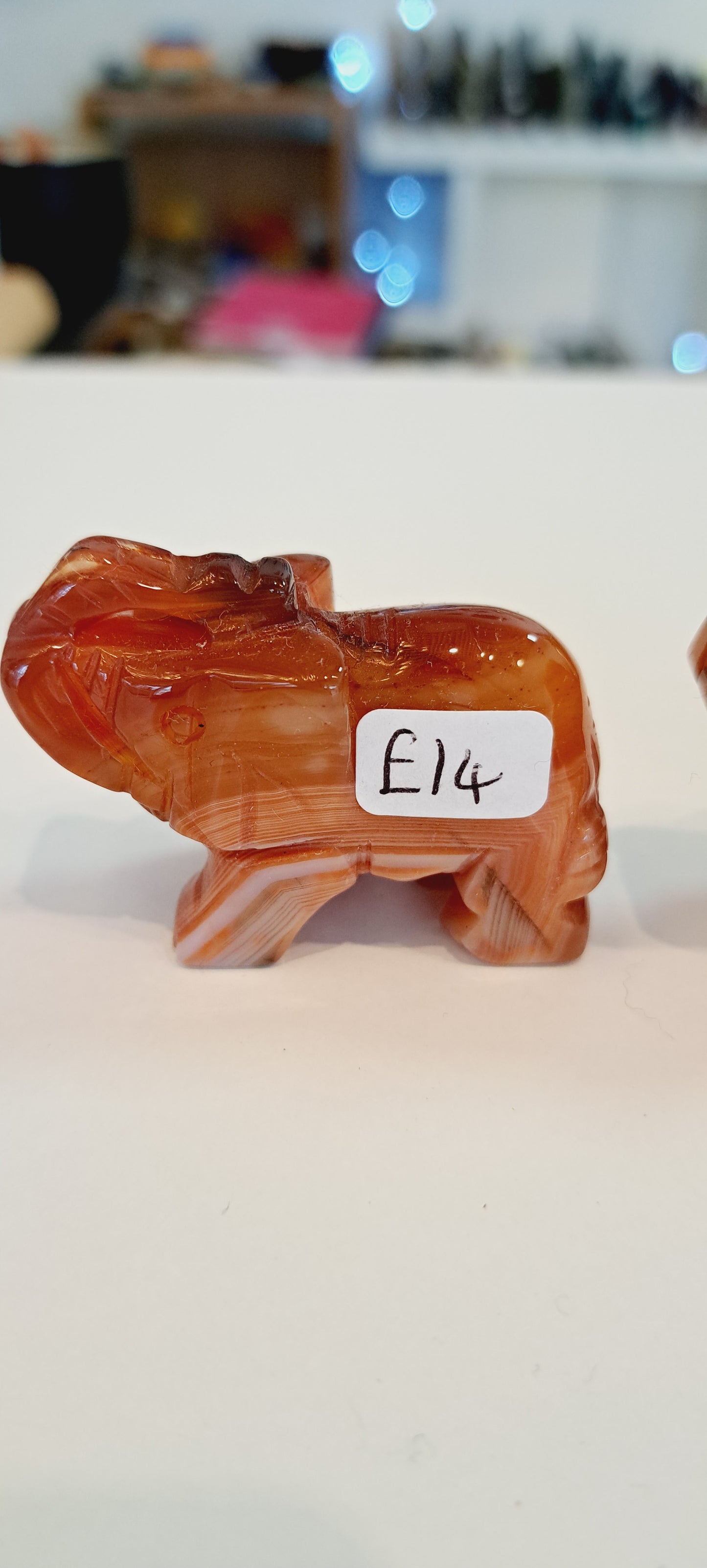 Carnelian elephant