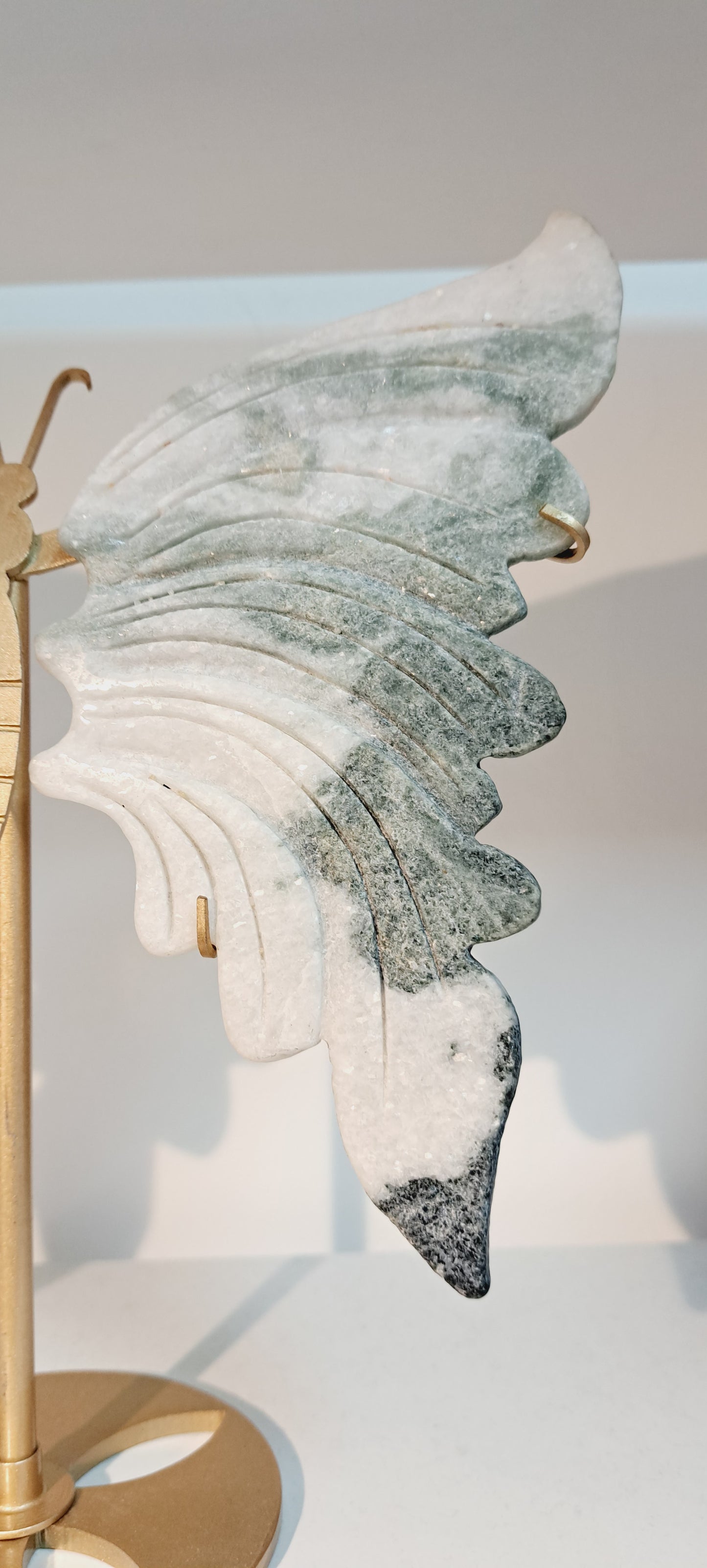 Large moss agate butterfly wings