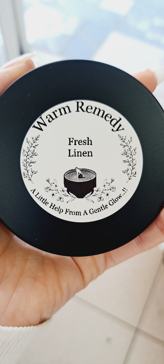 Fresh linen soy candle