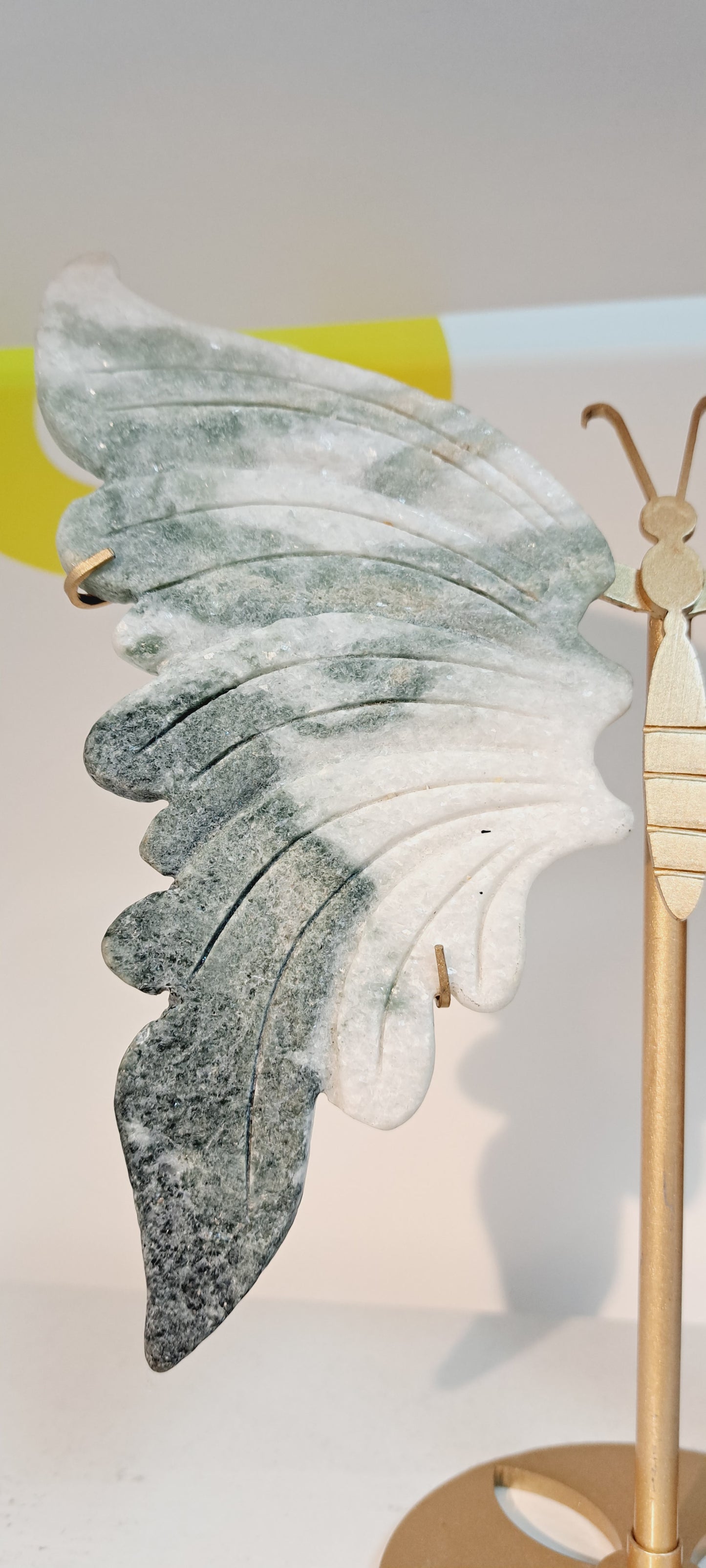 Large moss agate butterfly wings