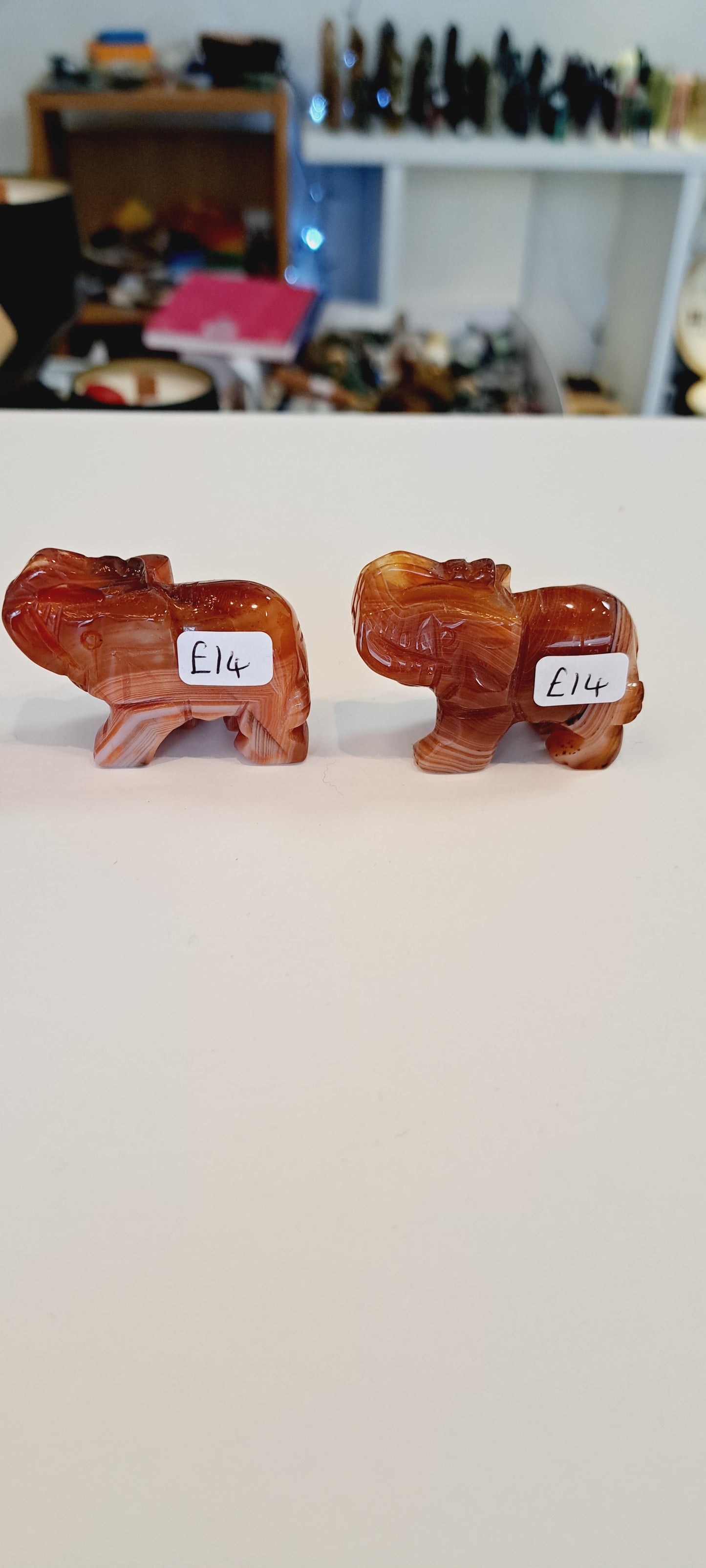 Carnelian elephant