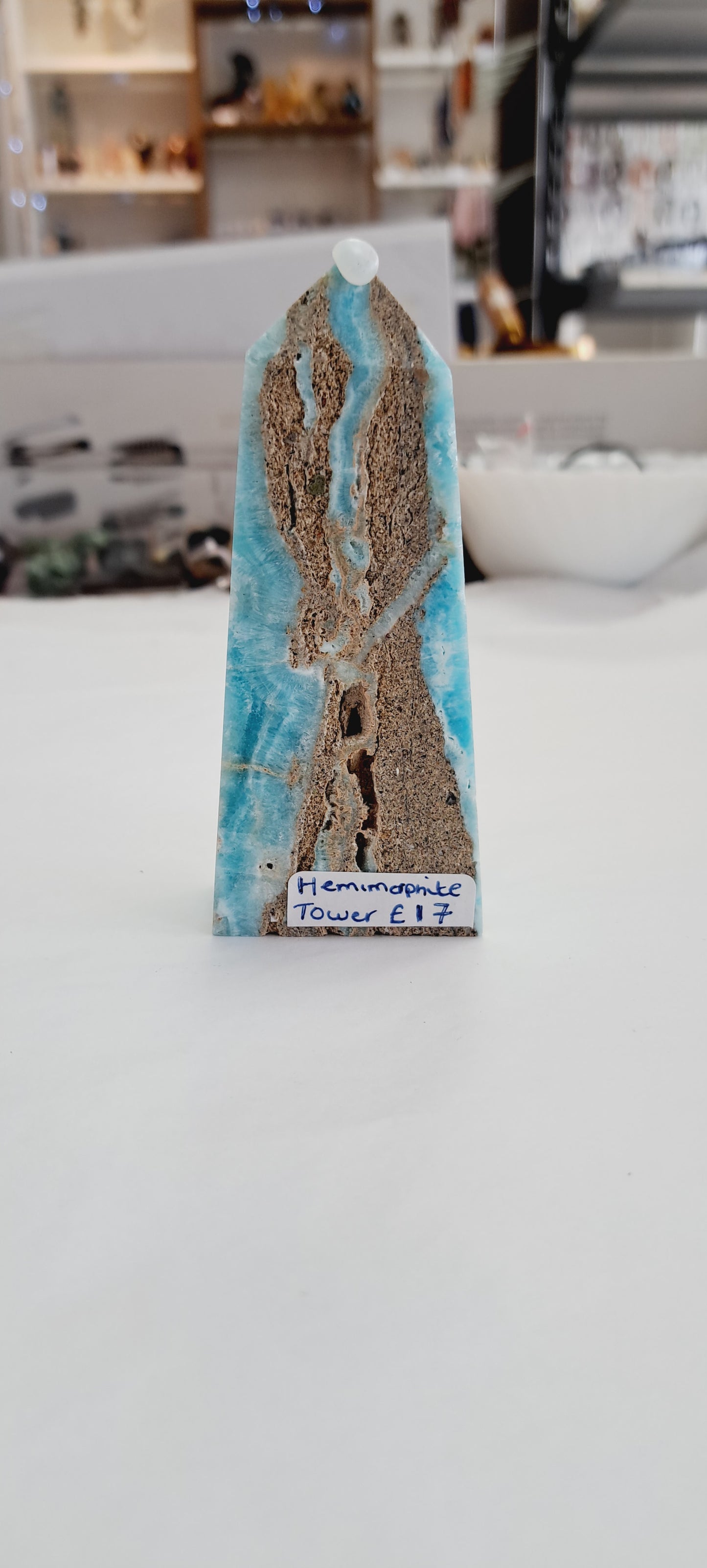 Hemimorphite tower
