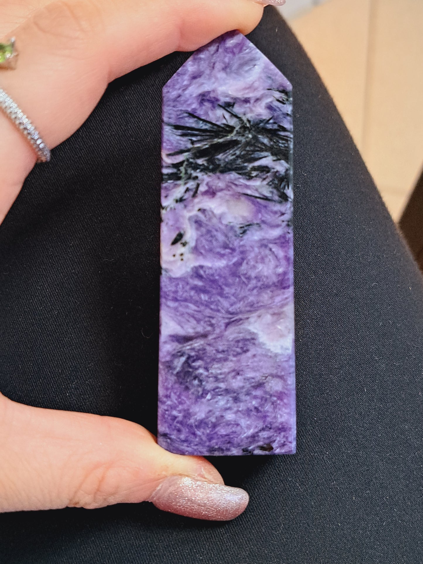 Russian charoite tower