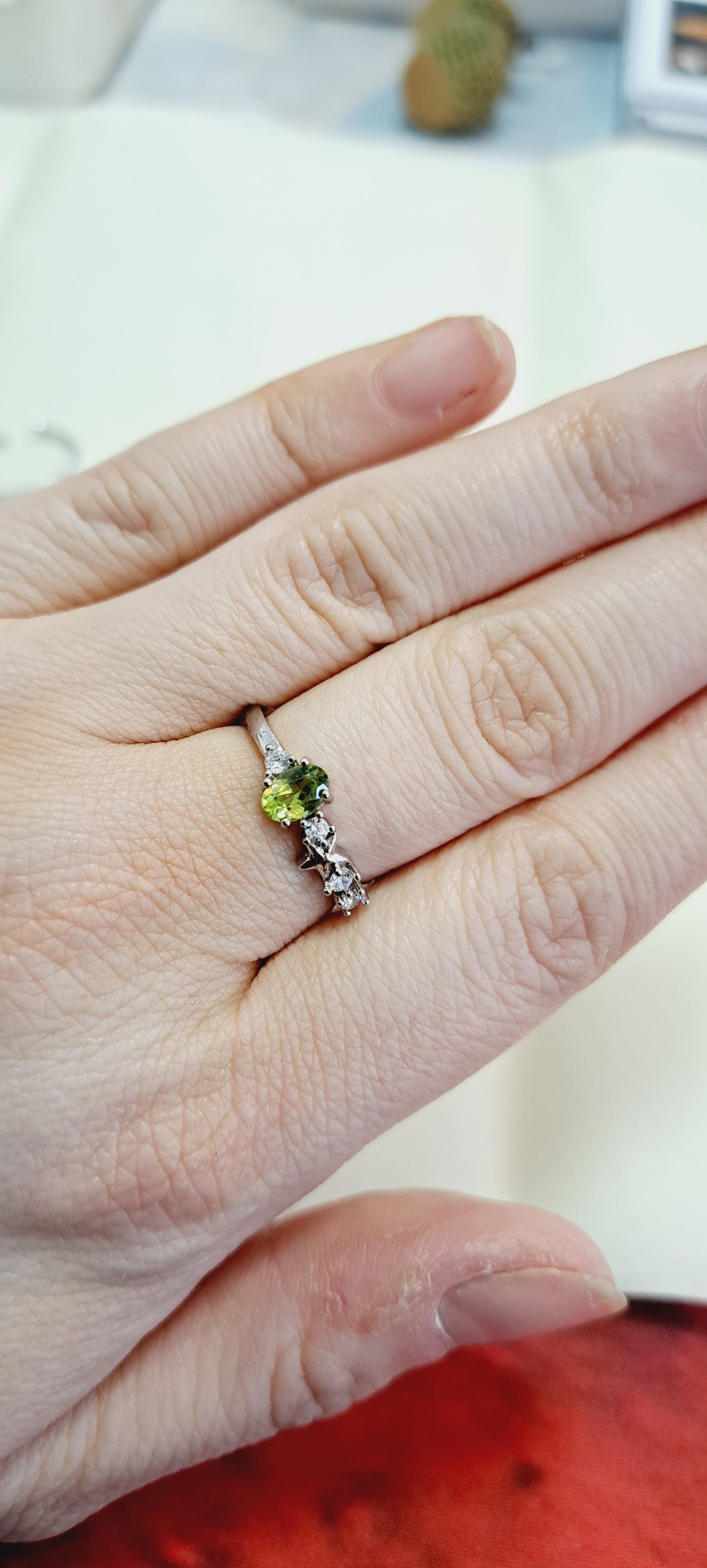 Peridot ring