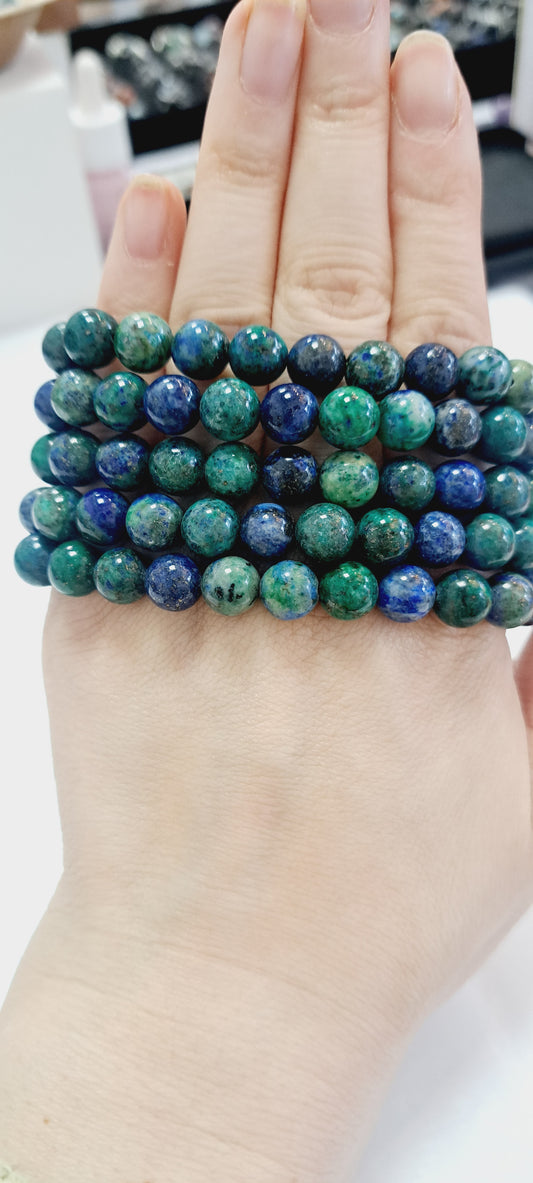 Pheonix stone and lapis Lazuli bracelet
