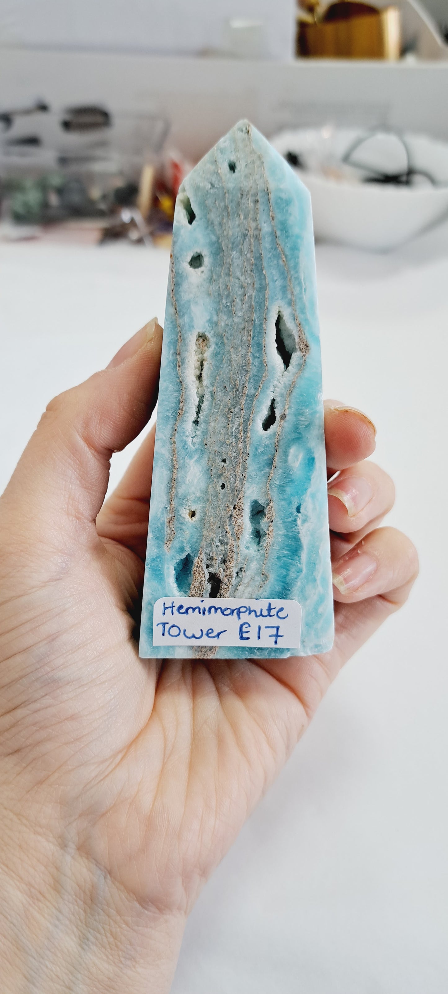 Hemimorphite tower
