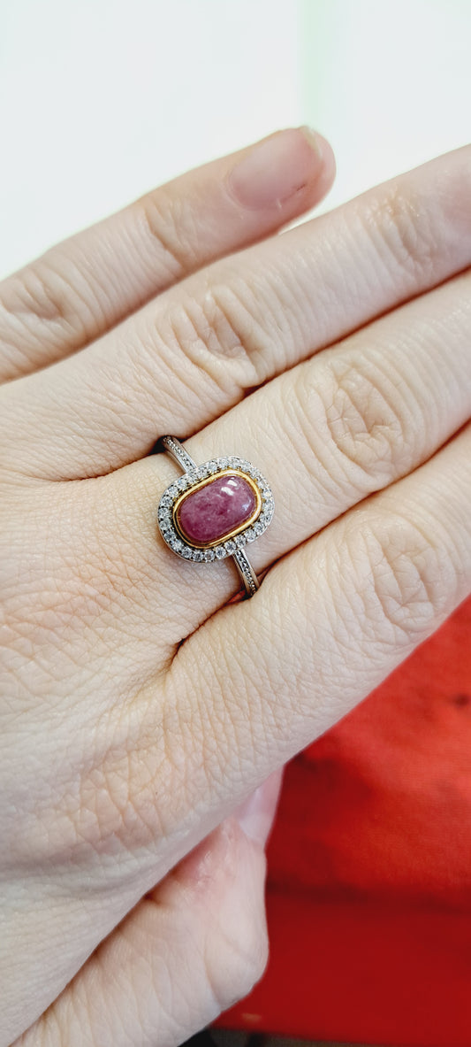 Ruby adjustable ring