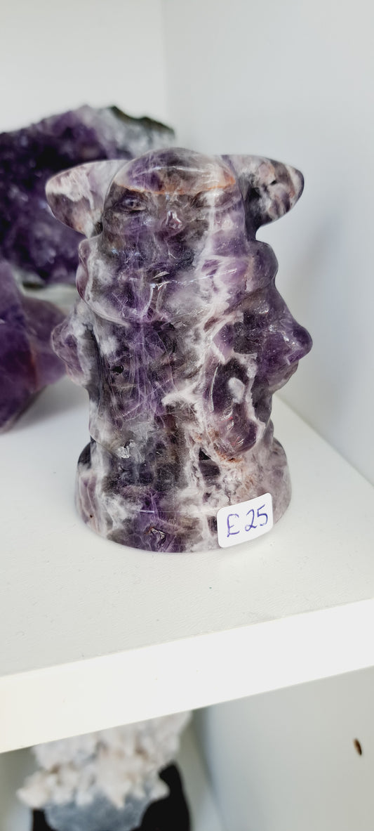 Large amethyst yoda