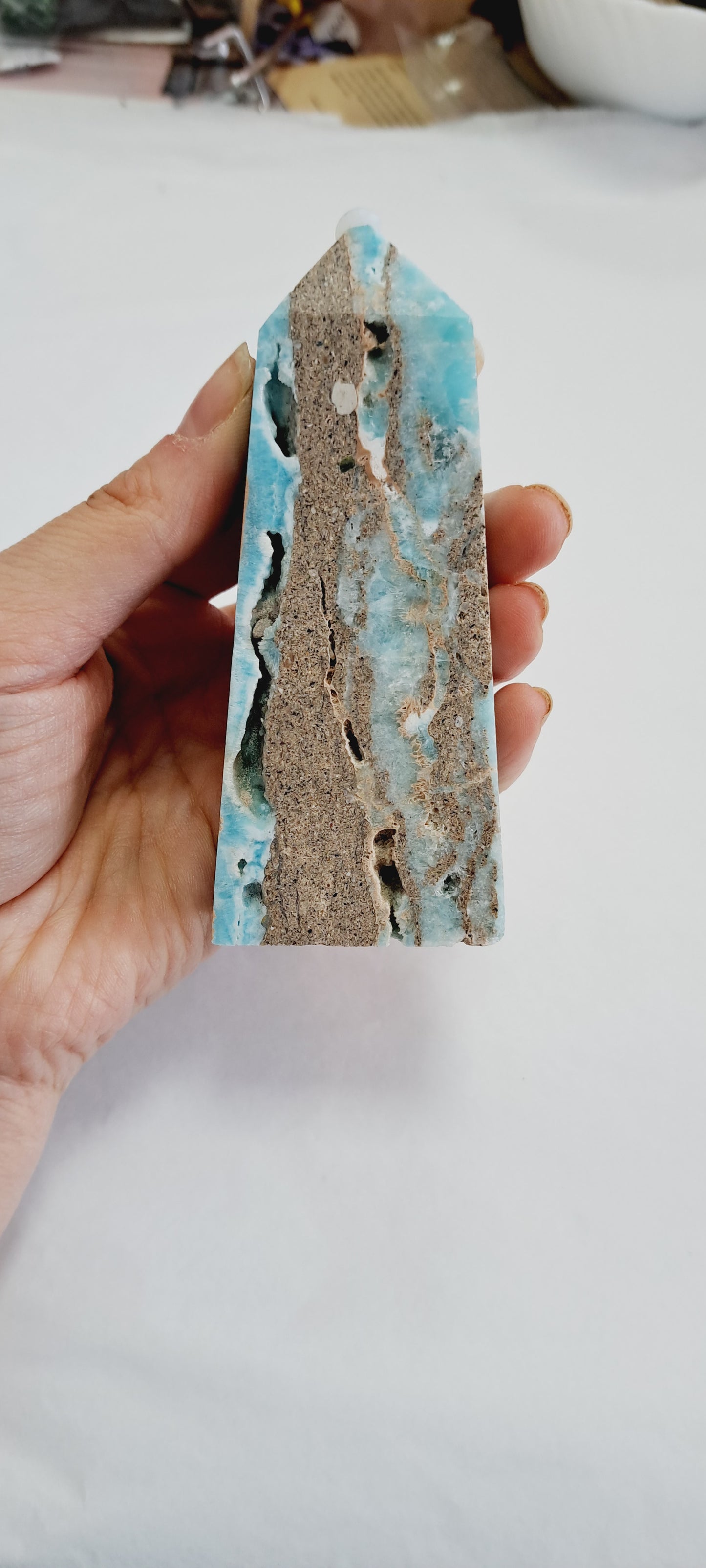 Hemimorphite tower
