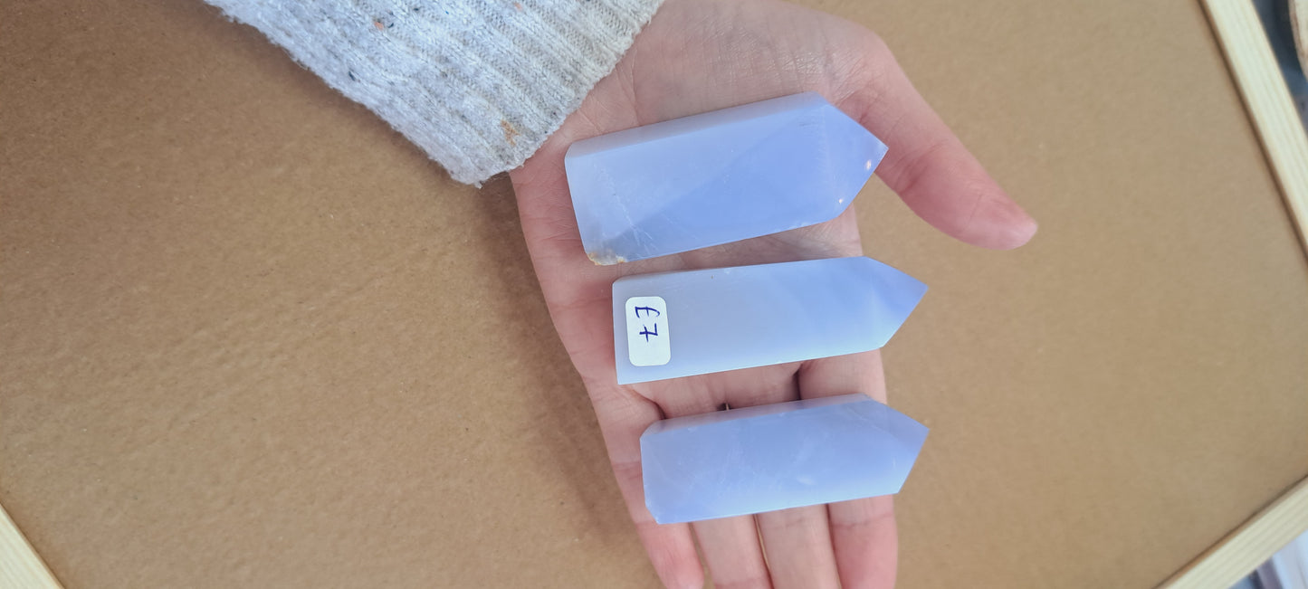 Blue chalcedony tower