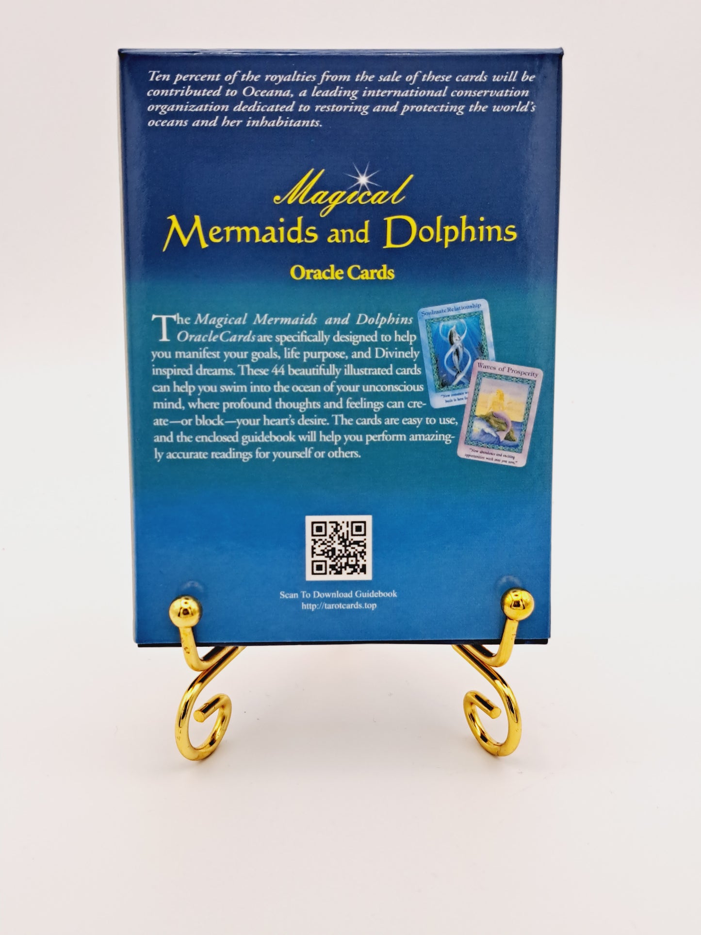 Magical mermaids and dolphins oracle cards