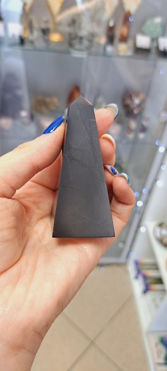 Shungite obelisk