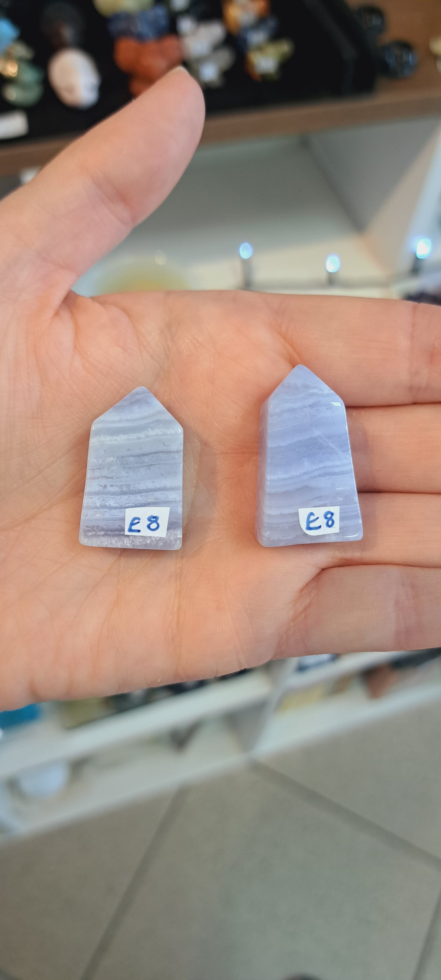 Blue lace mini tower