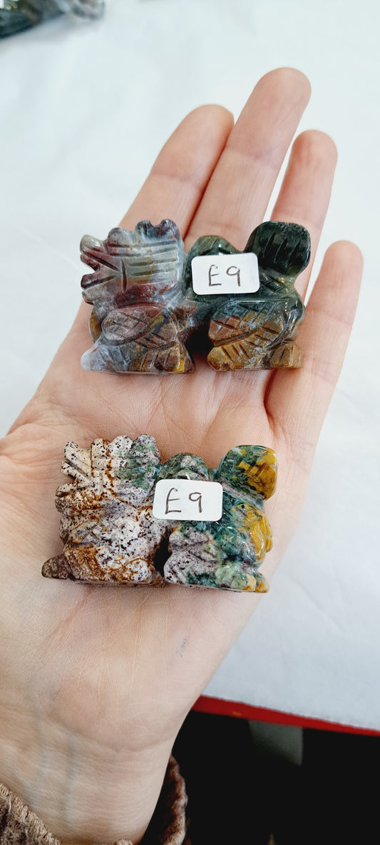 Ocean jasper Chinease dragon