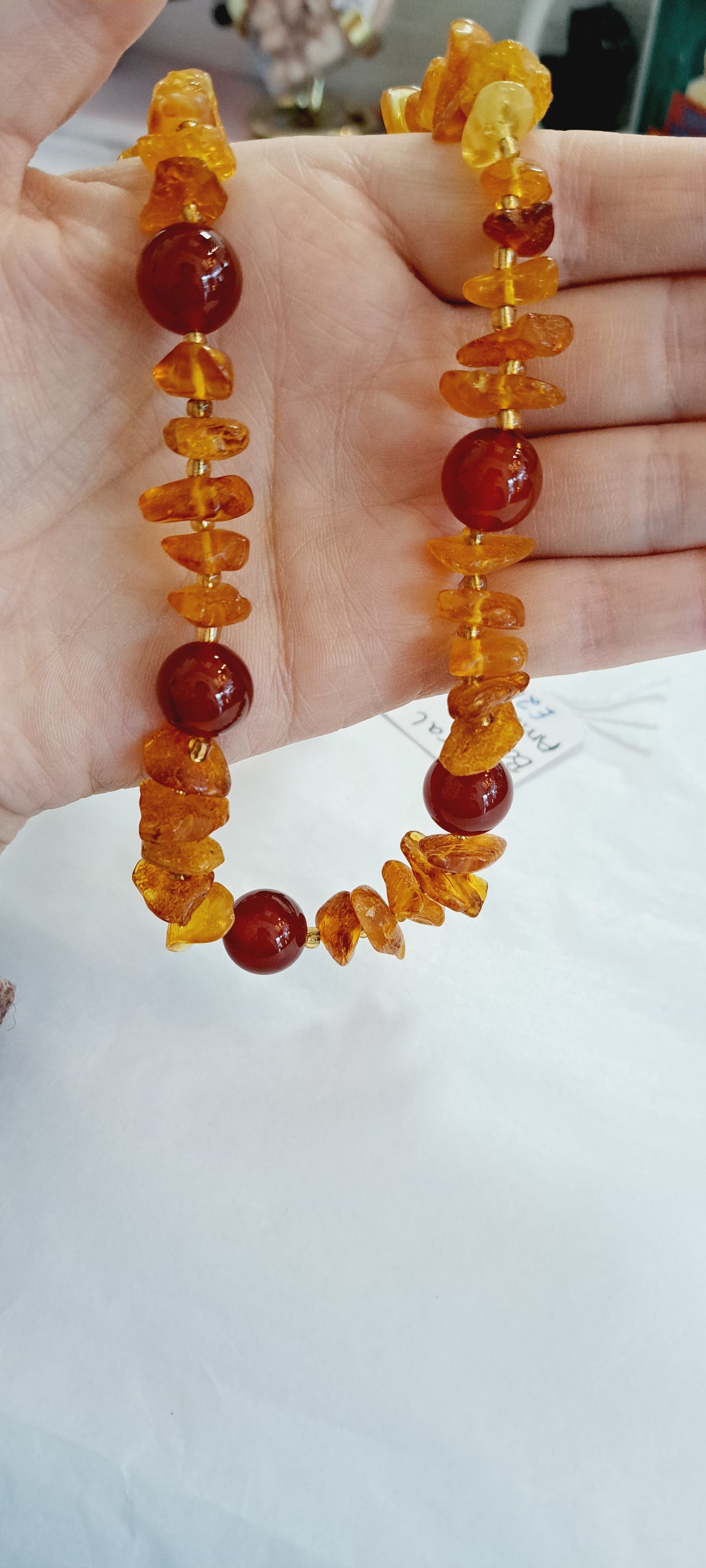 Baltic amber necklace