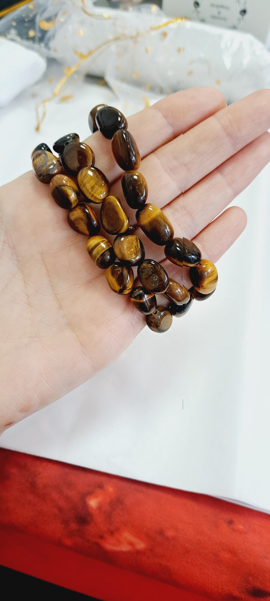 Tigers eye freeform bracelet