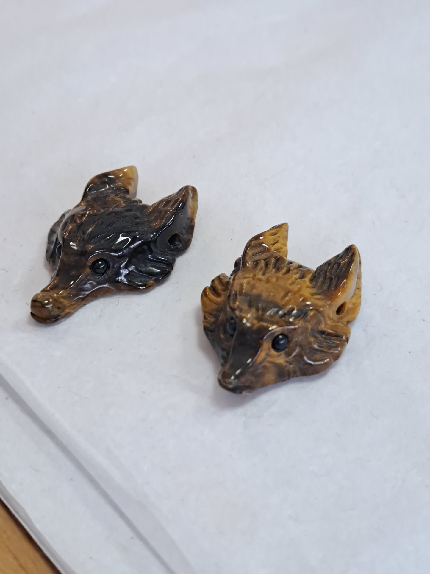 Tigers eye fox head