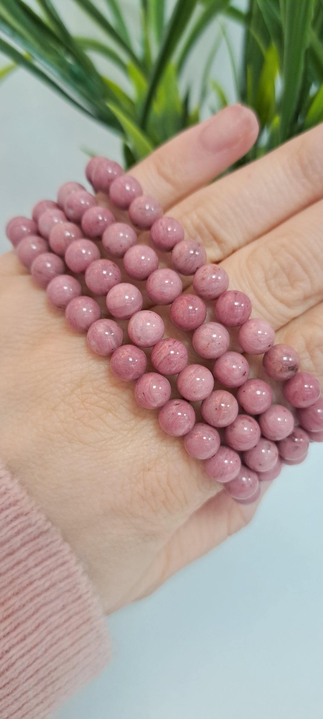 6mm Rhodonite