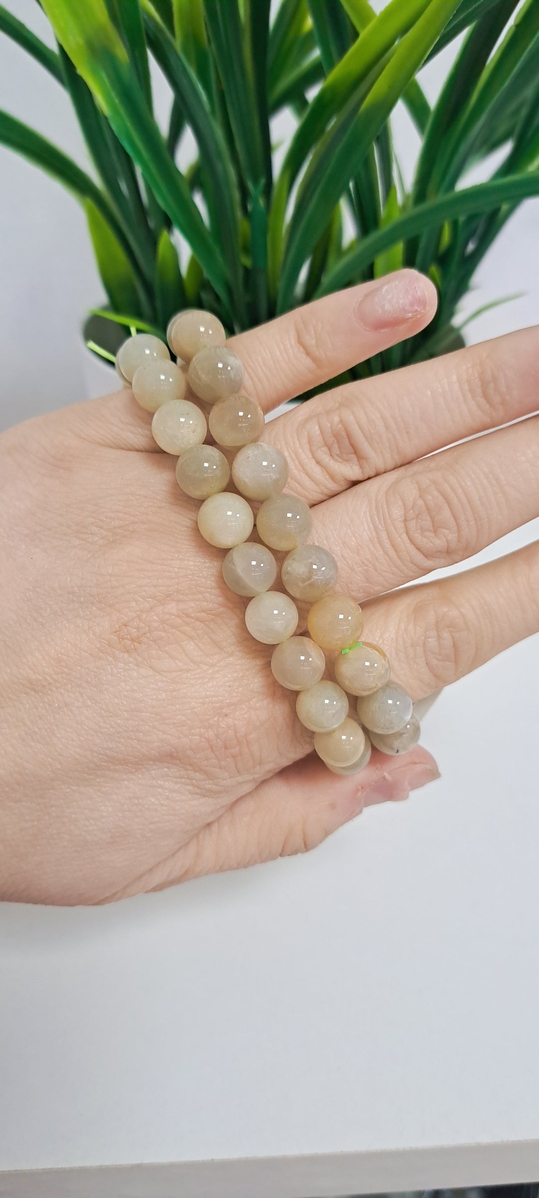 8mm Green Moonstone bracelet