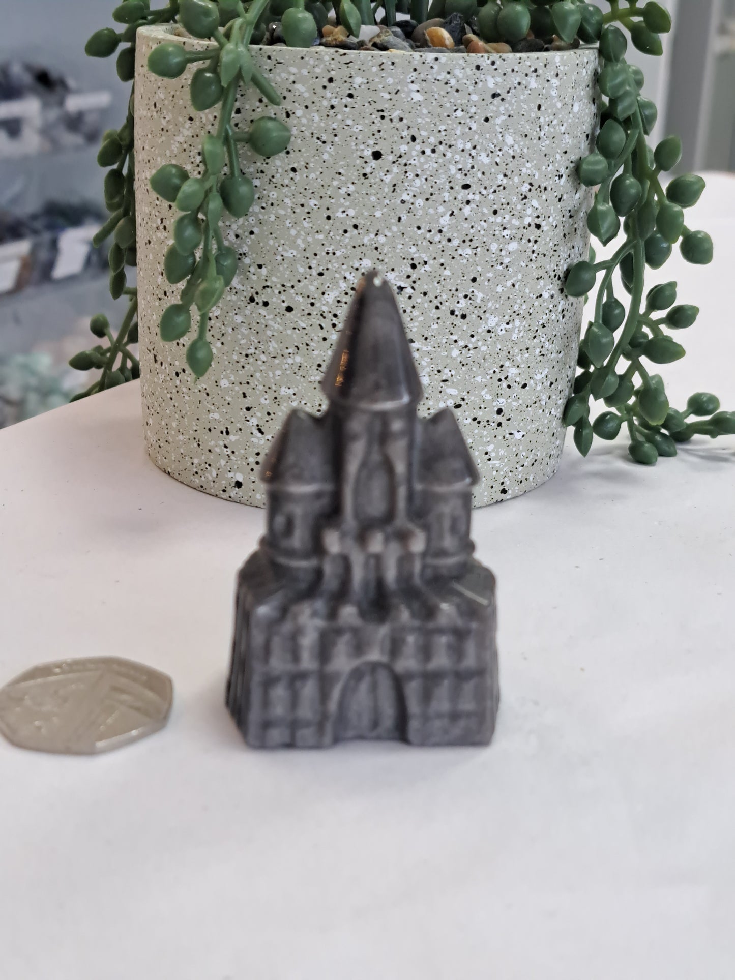 Silver obsidian castle