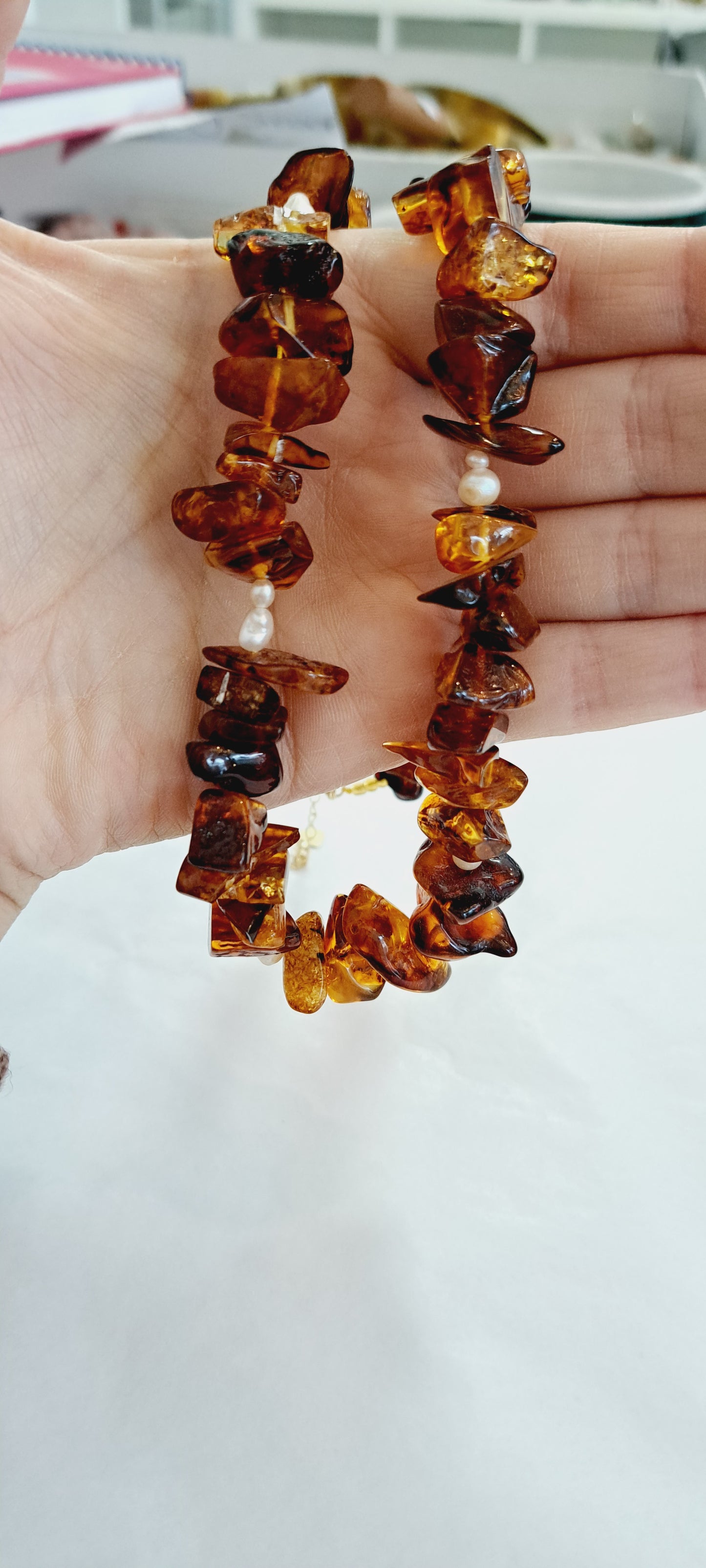 Baltic amber necklace