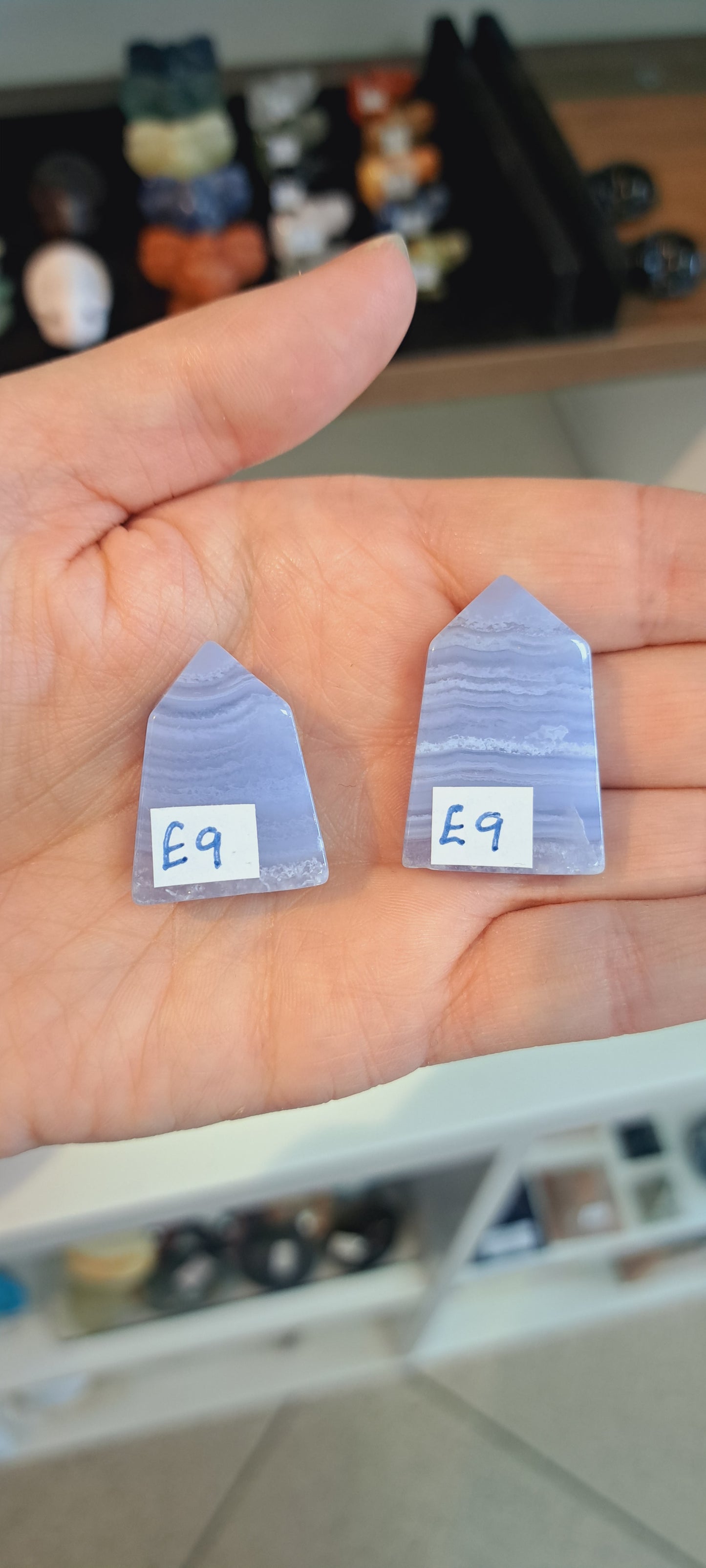 Blue lace mini tower