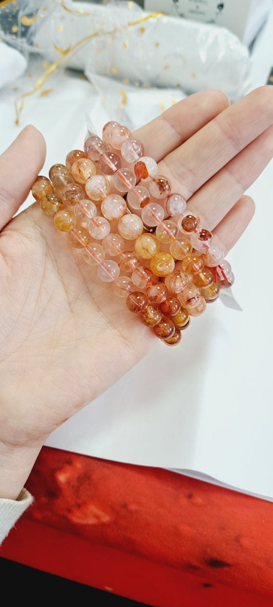 Fire quartz bracelet