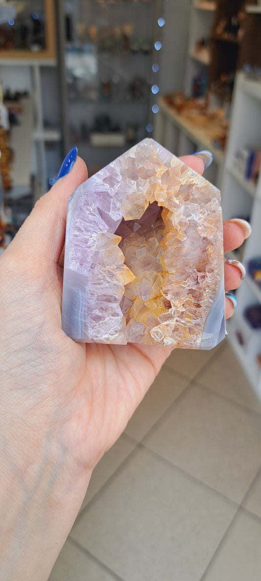 Druzy Amethyst Agate