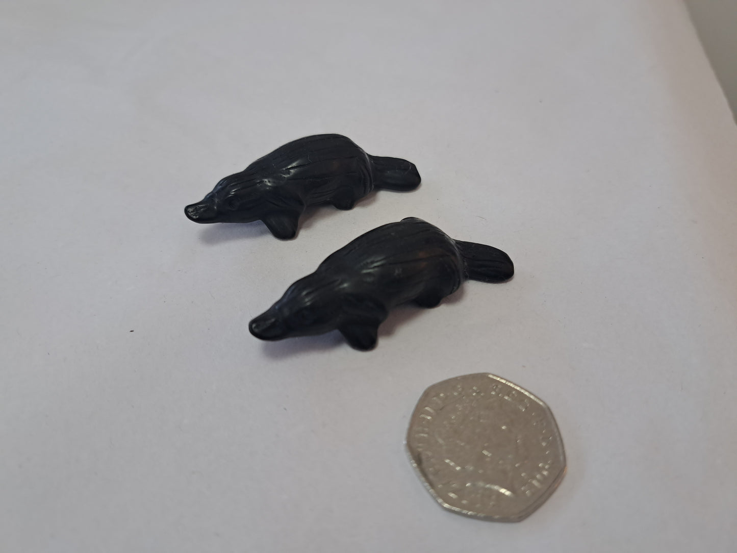 Black obsidian platypus