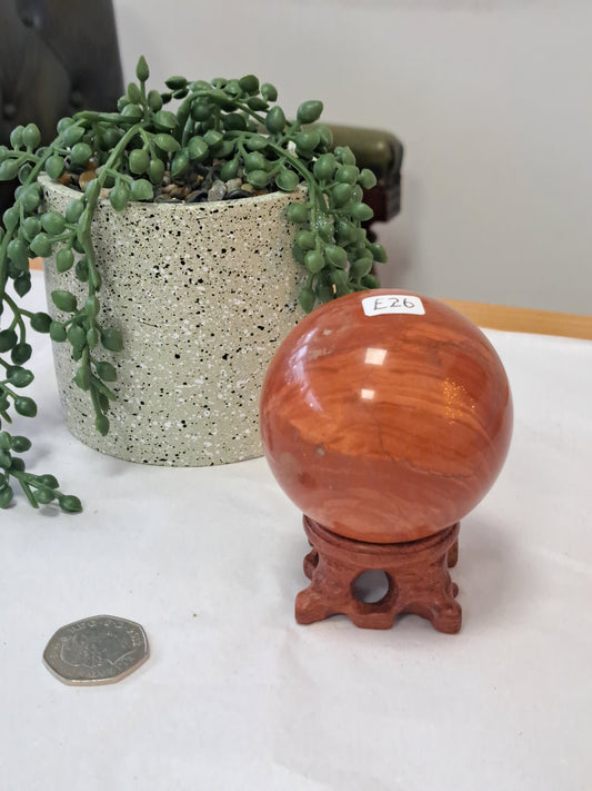 Red Jasper sphere