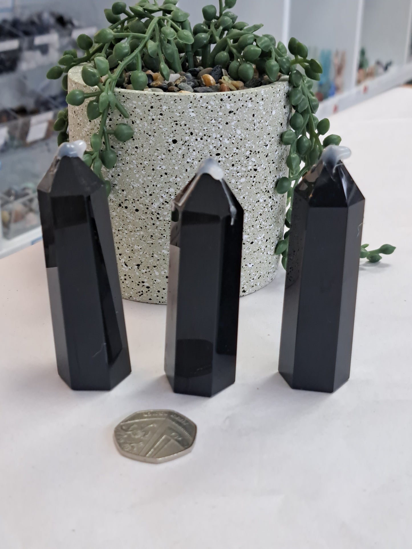 Black obsidian tower