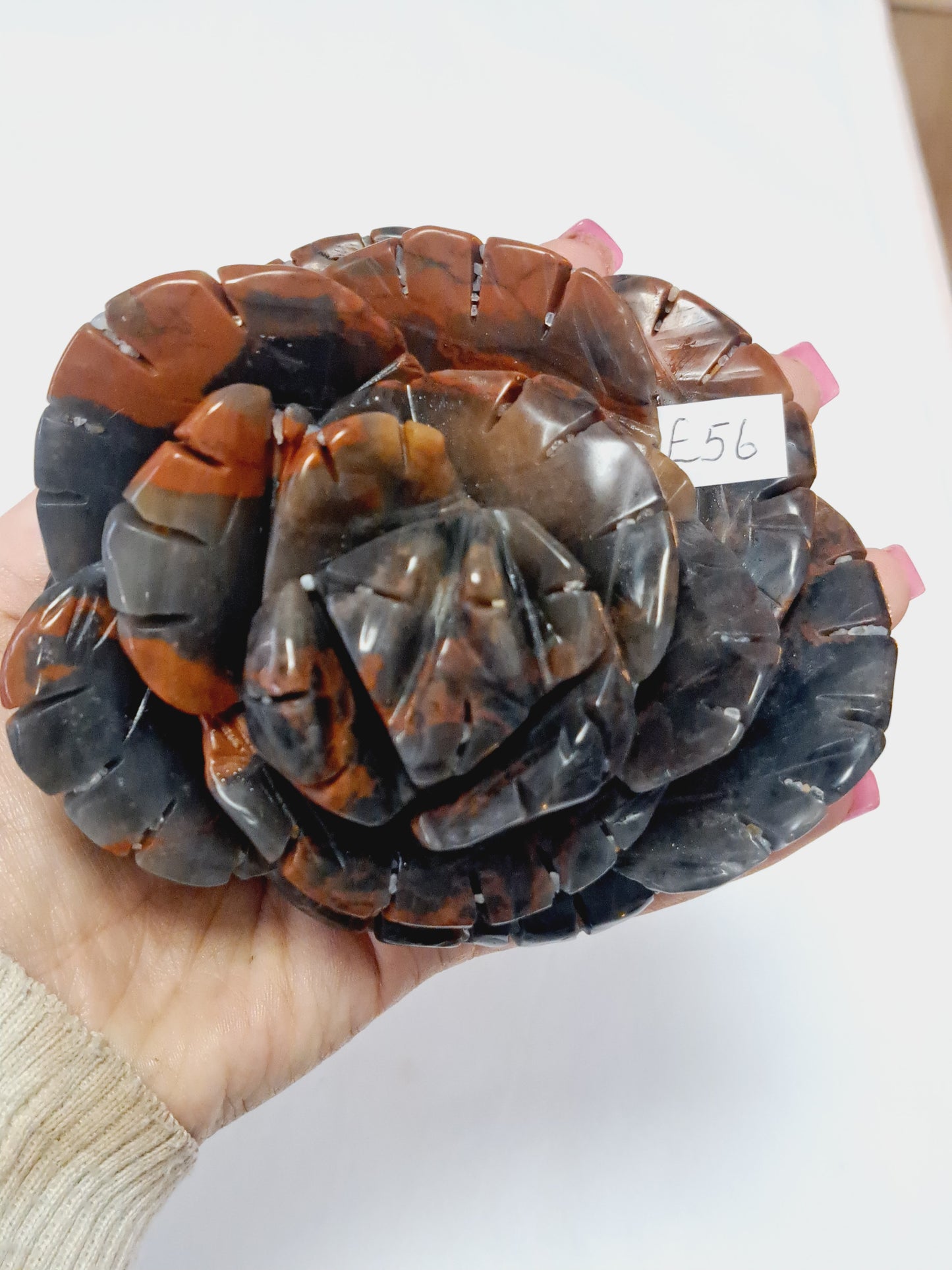 Large ocean jasper rose