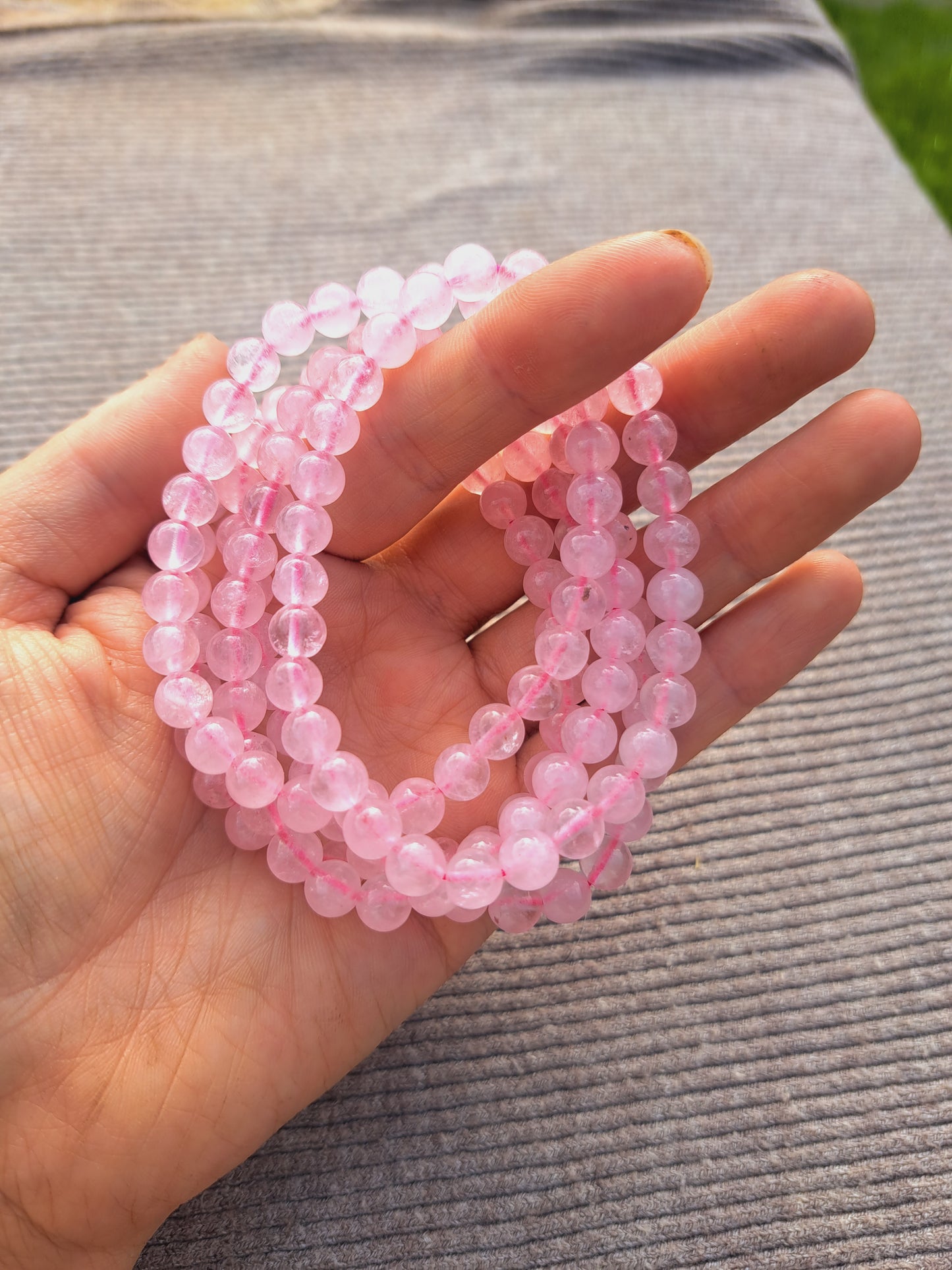 Rose quartz bracelet