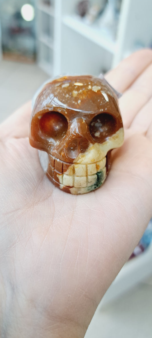 Sardonyx skull