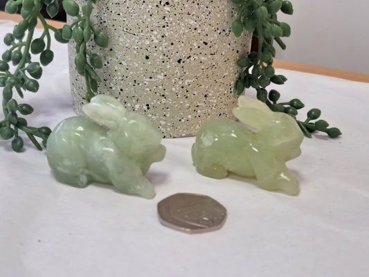 Green jade bunny