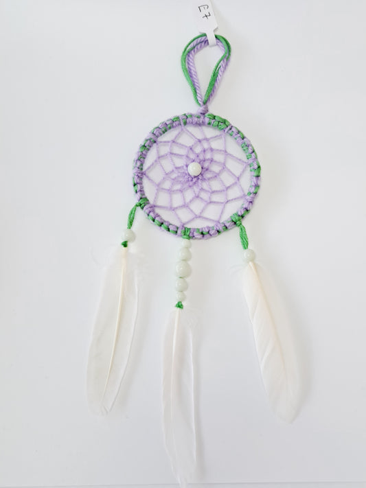 Green & purple dreamcatcher