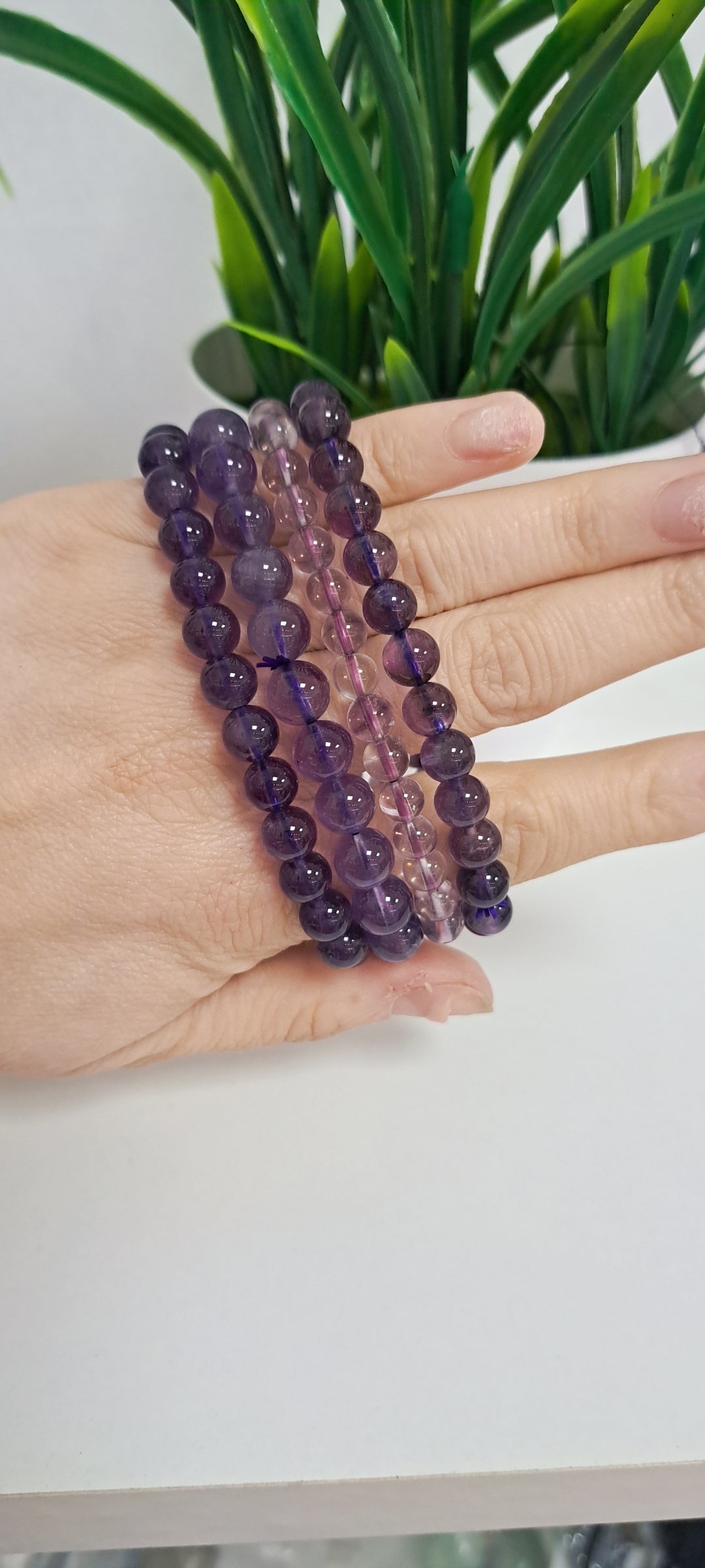 6mm Amethyst bracelet