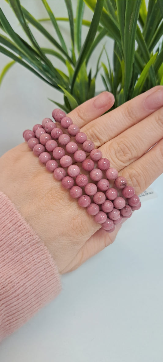6mm Rhodonite