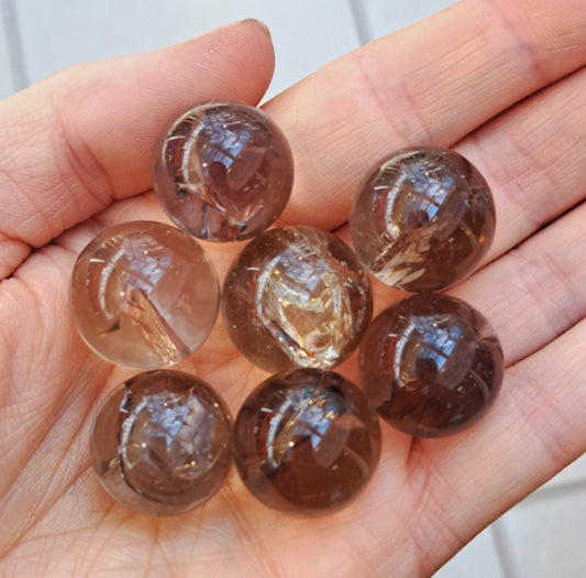 Smokey quartz sphere
