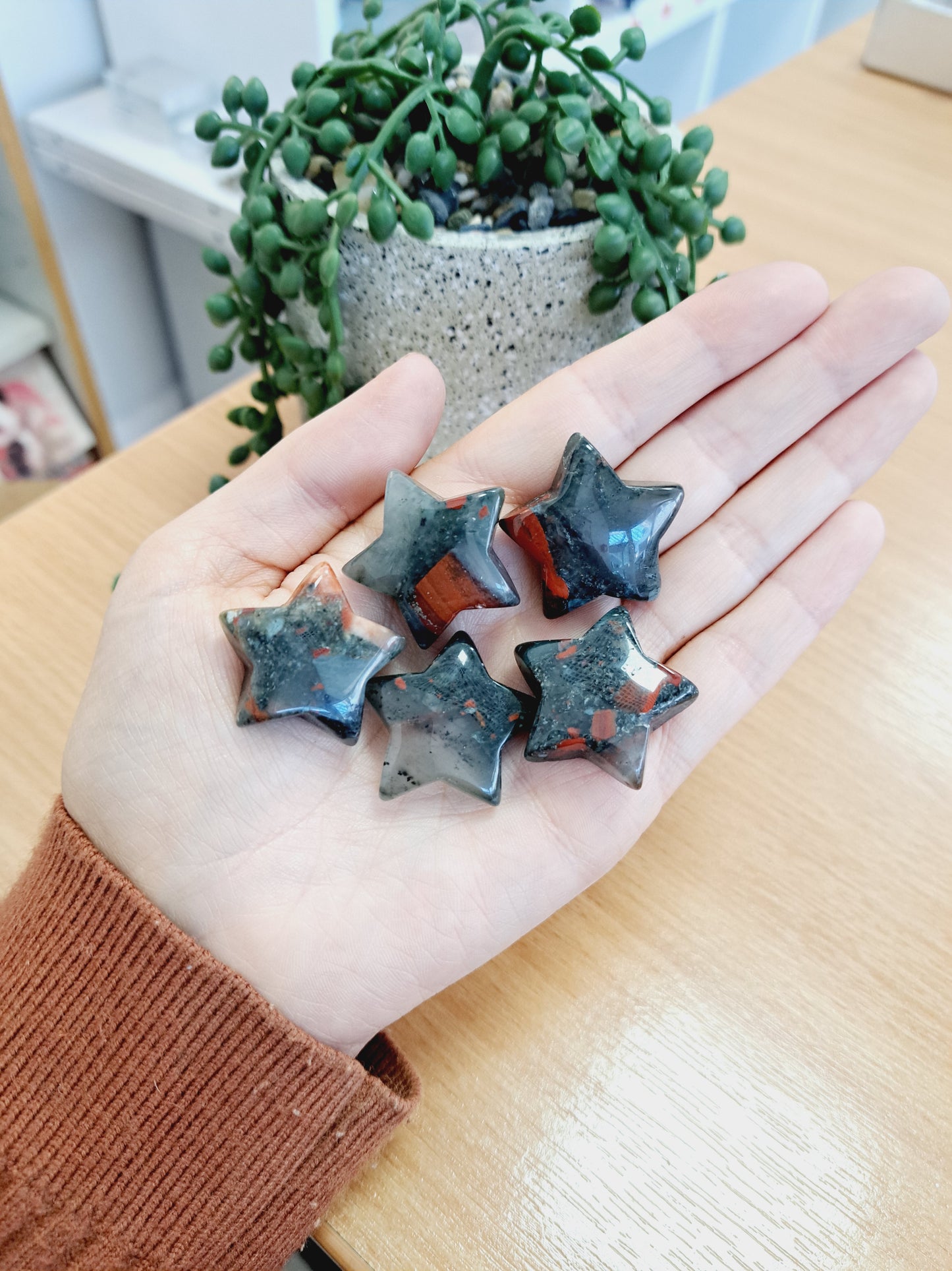 African Bloodstone star