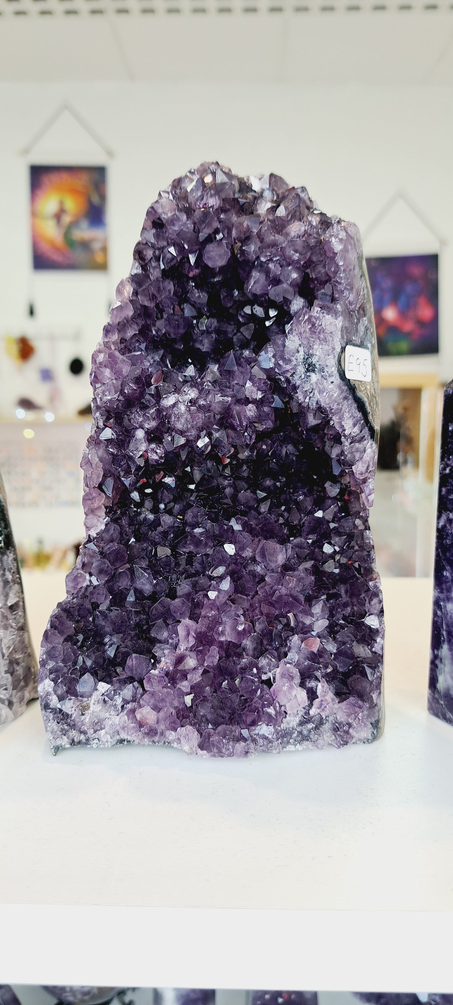 Large A-grade amethyst cluster cave