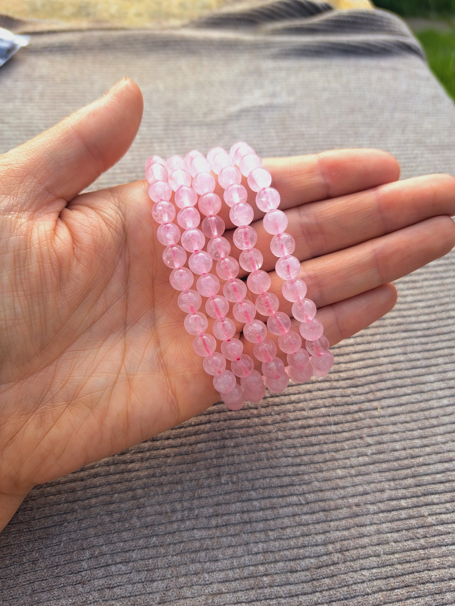 Rose quartz bracelet